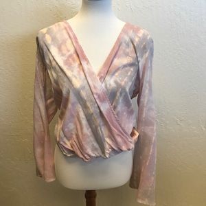 A bohemian wrap shirt
